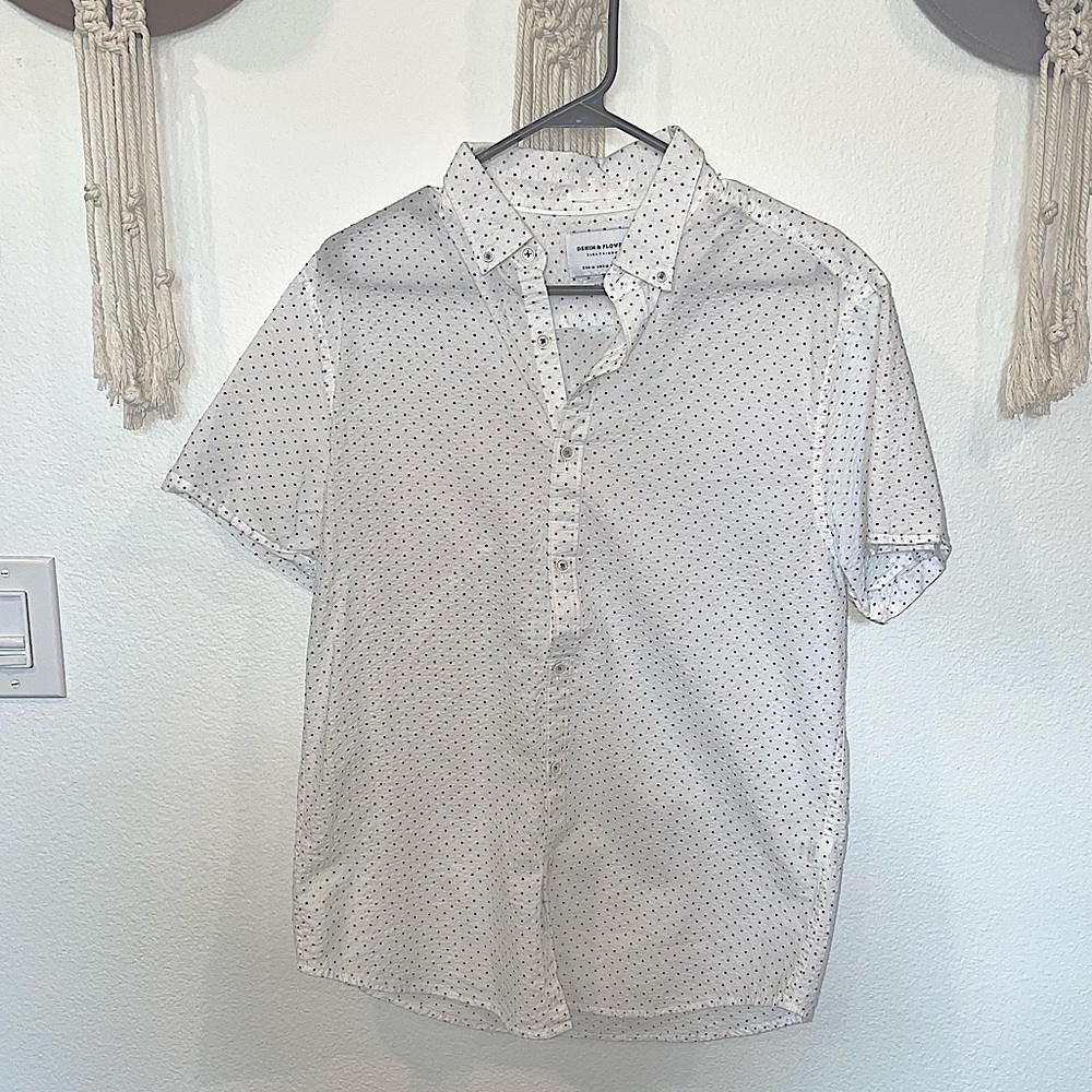 Denim & flower Mens M